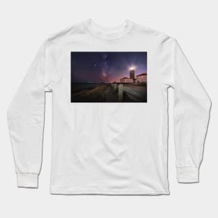 Milky Way Lighthouse Long Sleeve T-Shirt